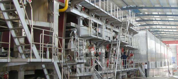 Tissue paper production line