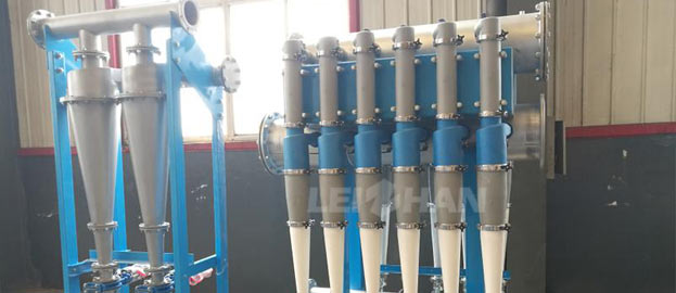 low density cleaner for paper pulping line