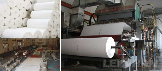 toilet tissue paper processing machine