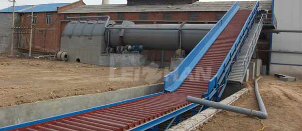 waste paper conveying process