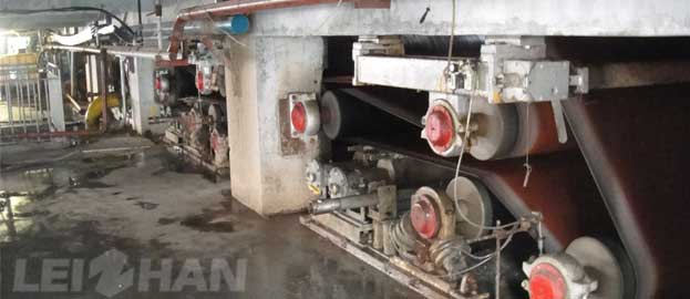 4400 three wires cardboard paper machine