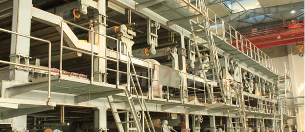 three wires cardboard paper machine