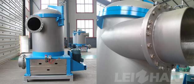 inflow pressure screen for pulp flow system