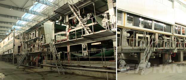 kraft liner board paper machine