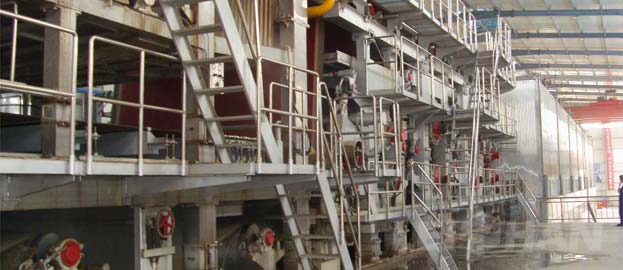 production of greyboard paper machine