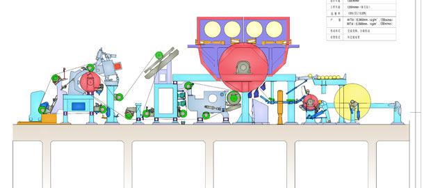 2800mm Cresent Tissue Paper Machine 