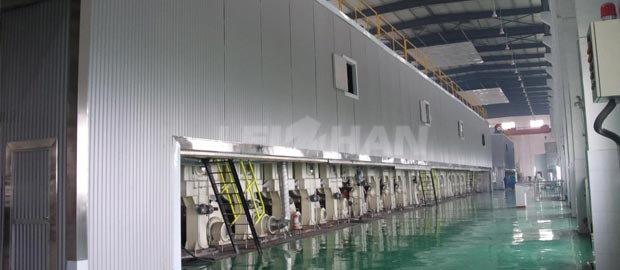3400mm Paper Machine Seal Air Hoop and Ventilation System
