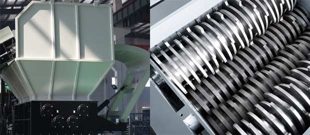 Corrugated Cardboard Shredding and Baling Machine